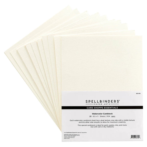 Watercolor 8.5x11 Cardstock 25pk