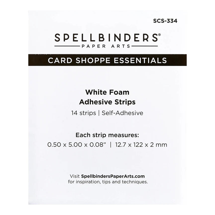 White Foam 2mm Adhesive Strips