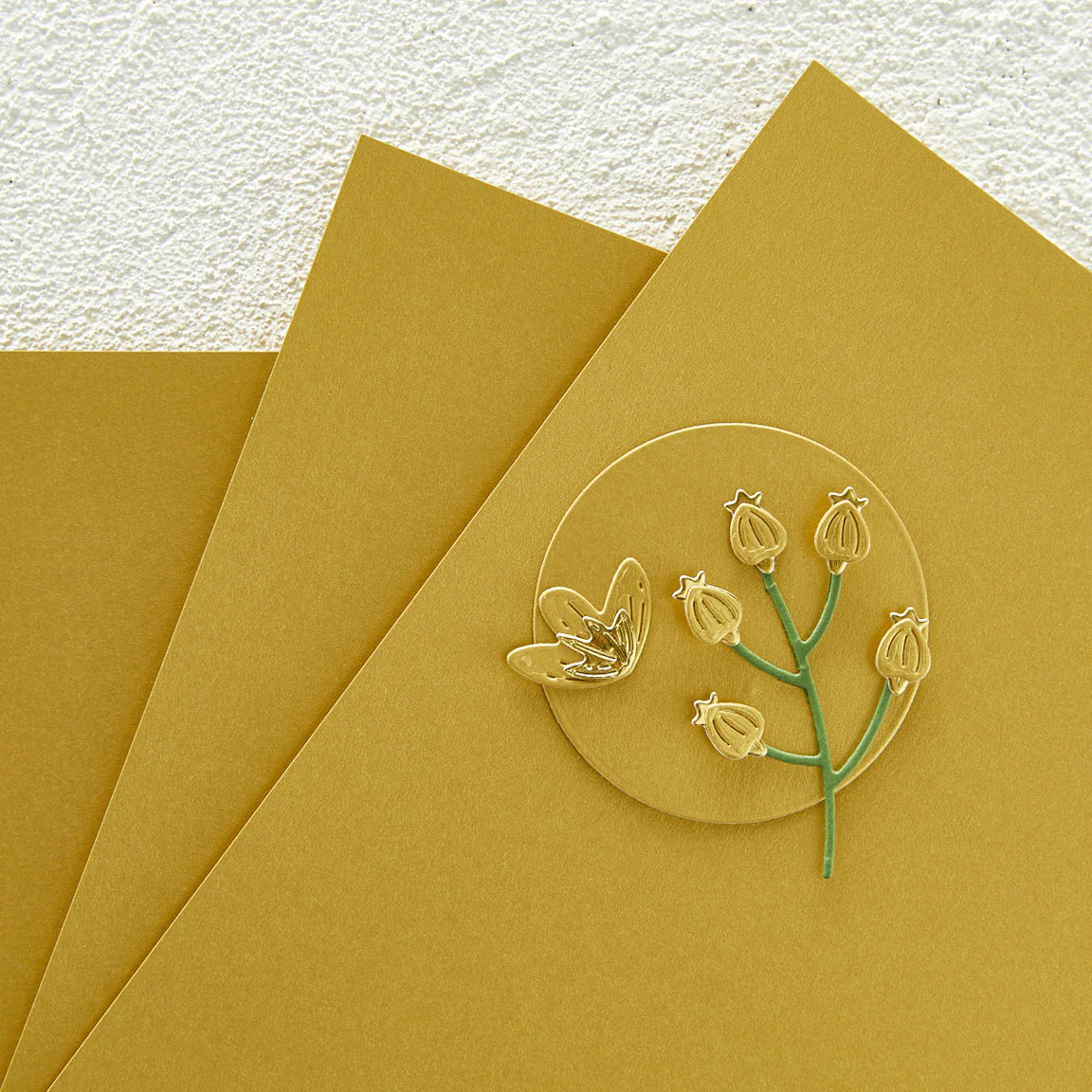 Brushed Gold 8.5x11 Cardstock 10pk