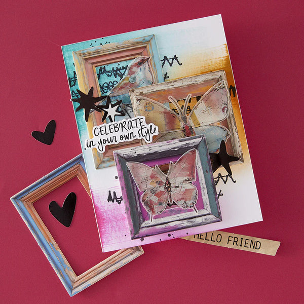 Beautifully Imperfect Chipboard Frames