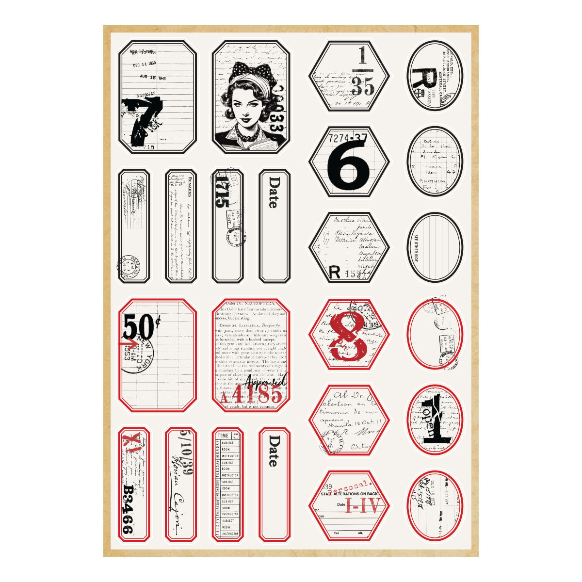 Book 10 Borders & Labels Stickers | Esther Glas {coming soon!}