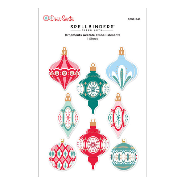 Dear Santa Ornaments Dimensional Stickers {coming soon!}