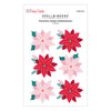 Dear Santa Poinsettias Dimensional Stickers {coming soon!}