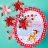 Dear Santa Poinsettias Dimensional Stickers {coming soon!}