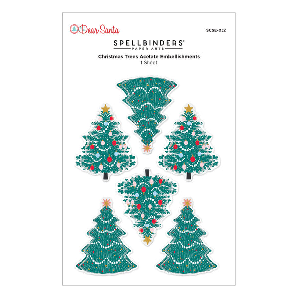 Dear Santa Christmas Trees Dimensional Stickers {coming soon!}