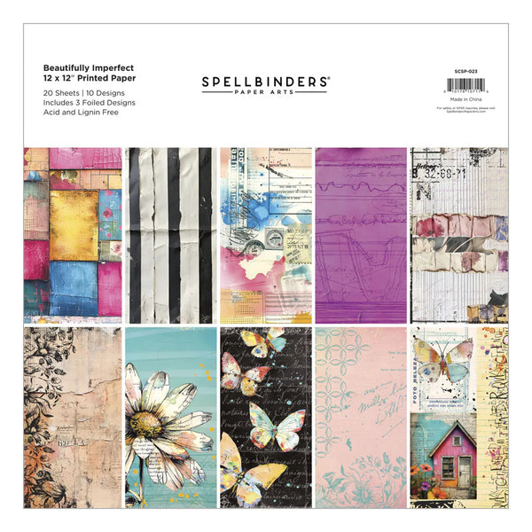 Beautifully Imperfect Designer 12x12 Paper Pack