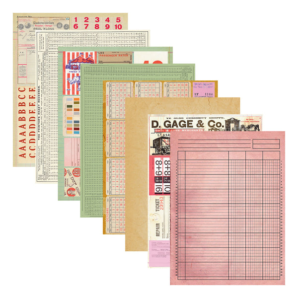 Reminiscence Book 10 Patterned Cardstock | Esther Glas {coming soon!}