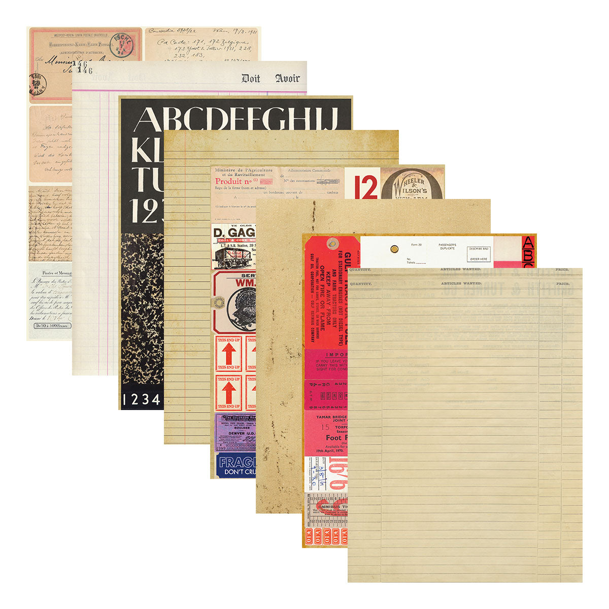 Reminiscence Book 10 Patterned Cardstock | Esther Glas {coming soon!}