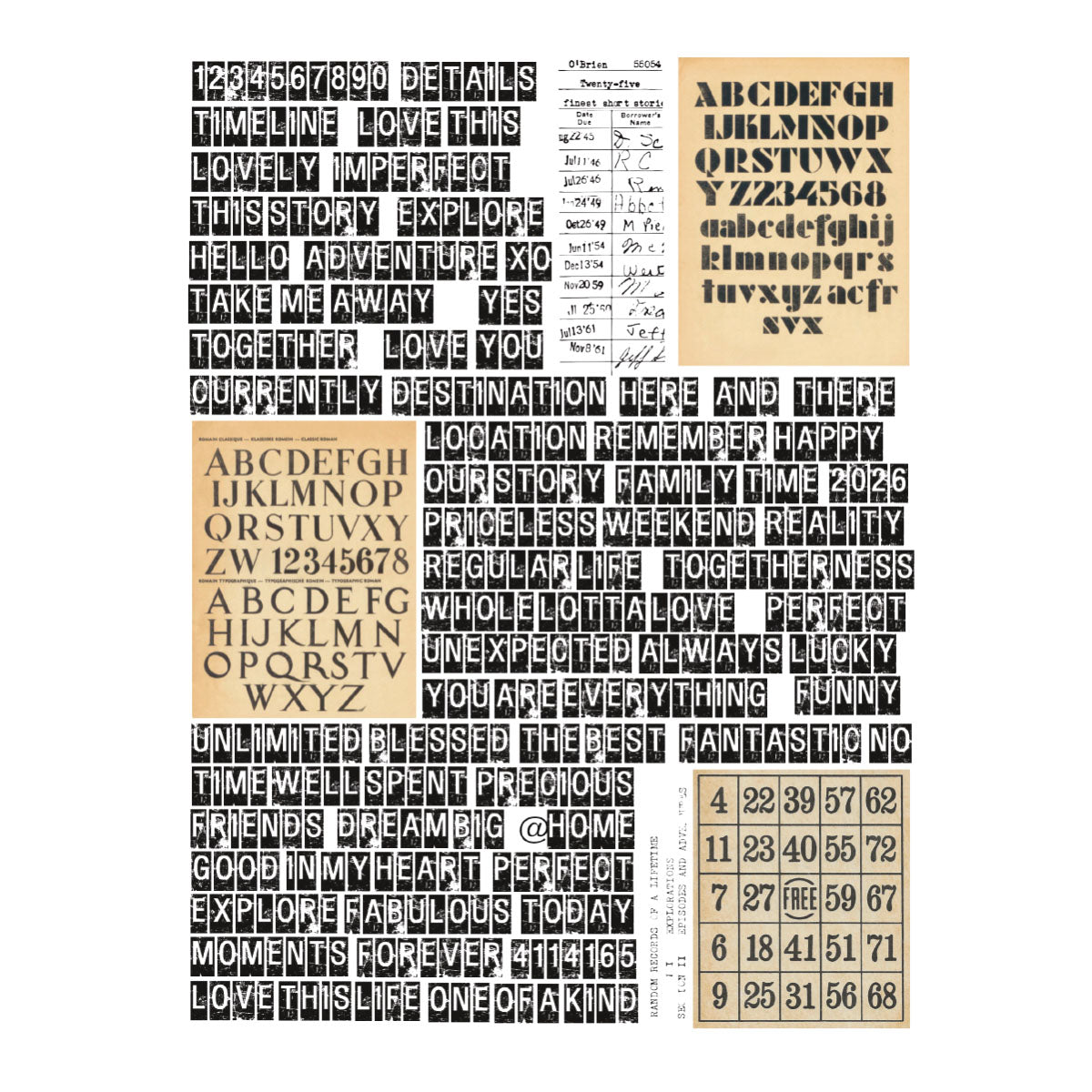 Noted Details Rub-ons | Esther Glas {coming soon!}