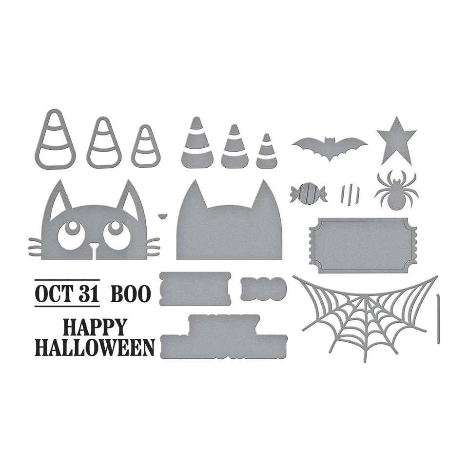 Halloween Add-Ons Stamp + Die Set | Not Your Ordinary Card Collection