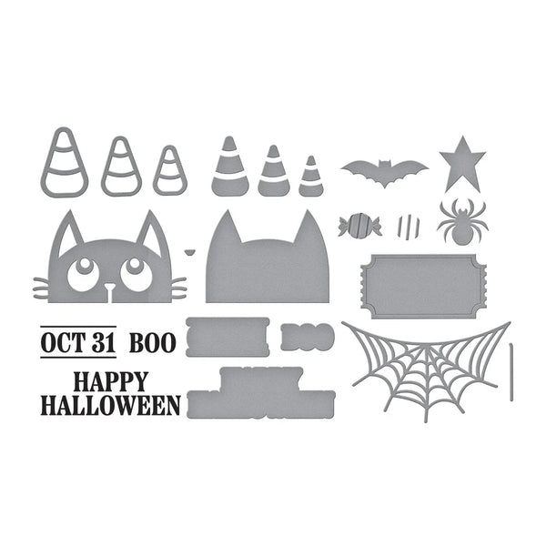 Halloween Add-Ons Stamp + Die Set | Not Your Ordinary Card Collection