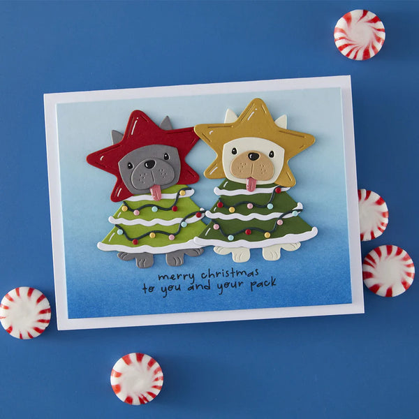 {coming soon!} Deck the Paws Clear Stamp + Die Set | Merry Mischief