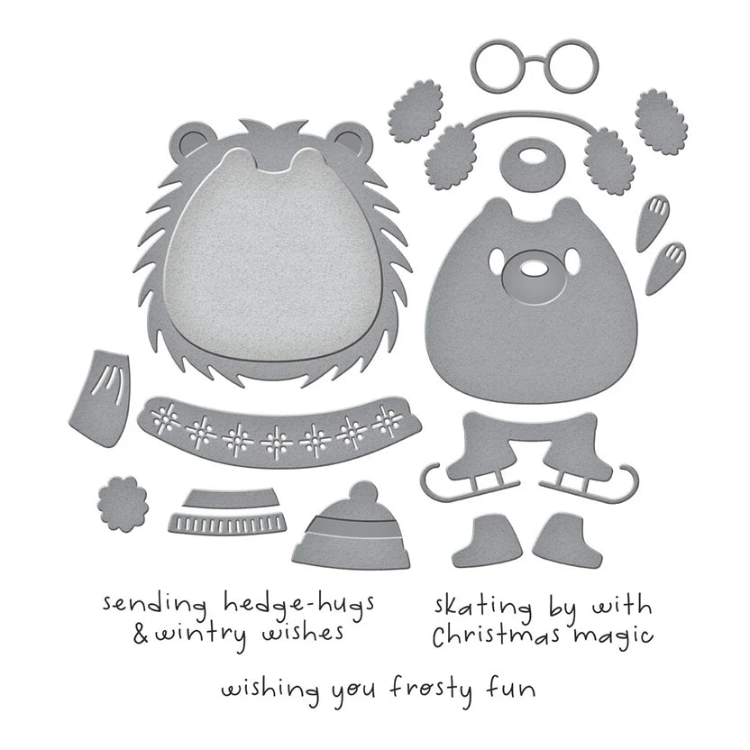 {coming soon!} Hedge Hugs Clear Stamp + Die Set | Merry Mischief