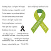 Awareness Ribbon & Sentiments Stamp + Die Set | Sheri Ballantyne