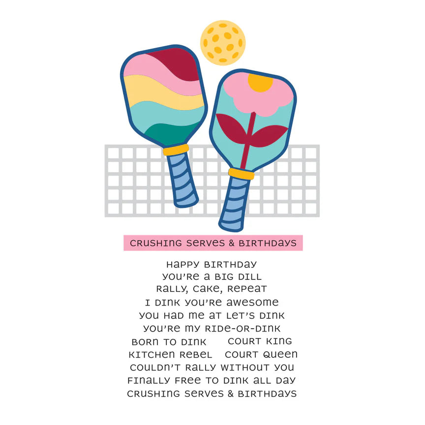 Born to Dink Clear Stamp + Die Set | This is Life Collection