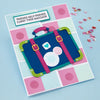 Retro Suitcase and Sentiments Stamp + Die Set | Sheri Ballantyne