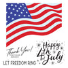 Stars & Stripes Clear Stamp + Die Set