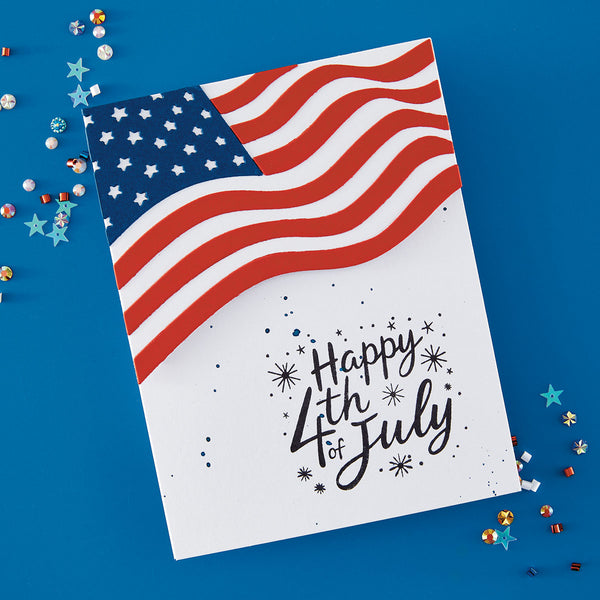 Stars & Stripes Clear Stamp + Die Set
