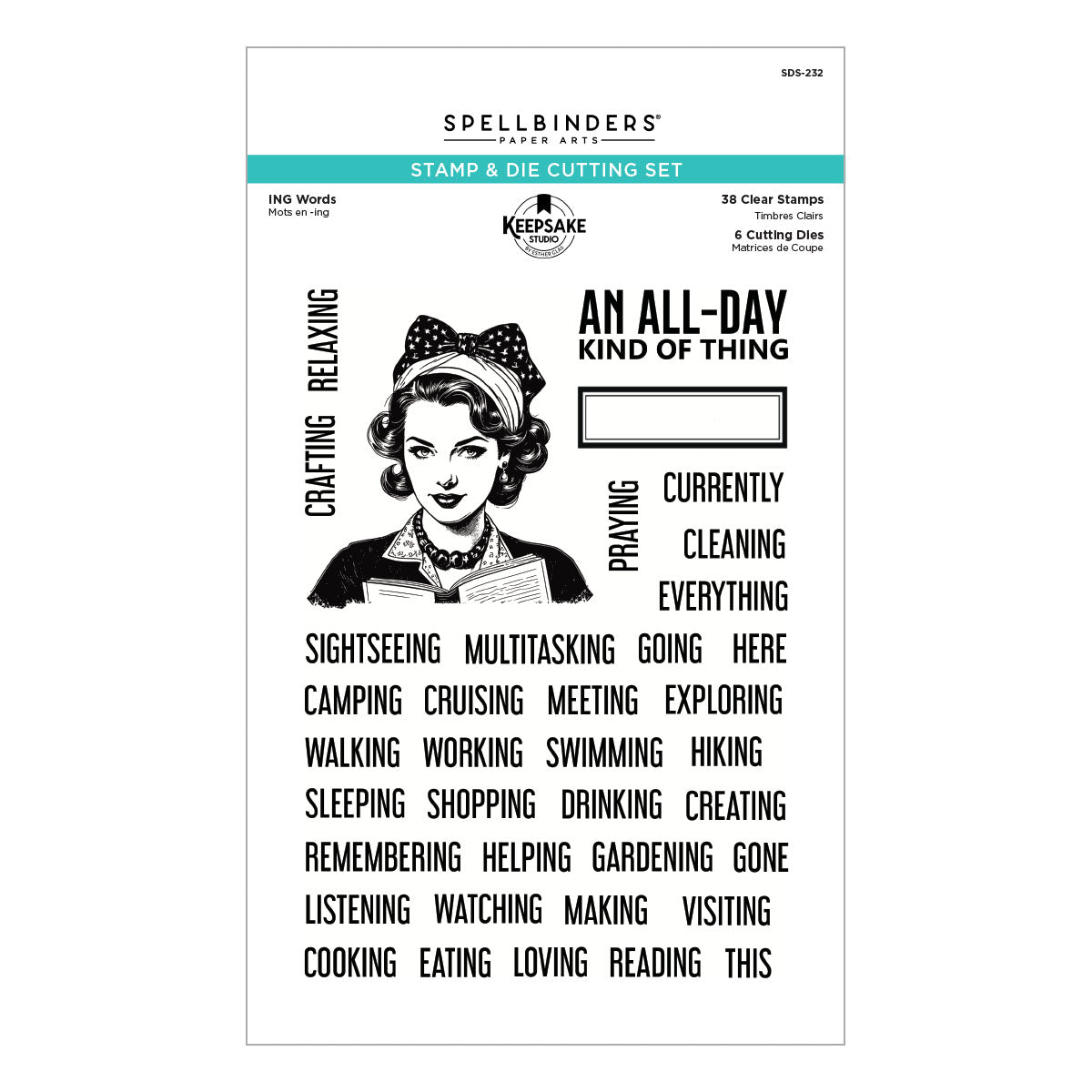 ING Words Stamp + Die Set | Esther Glas {coming soon!}