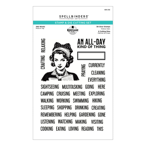ING Words Stamp + Die Set | Esther Glas {coming soon!}