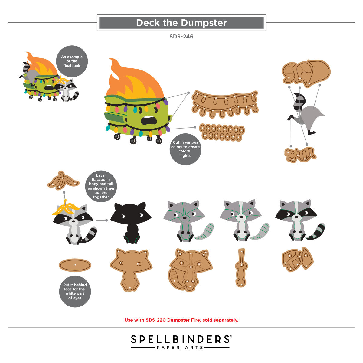 Deck the Dumpster Stamp & Die Set — additional view 4