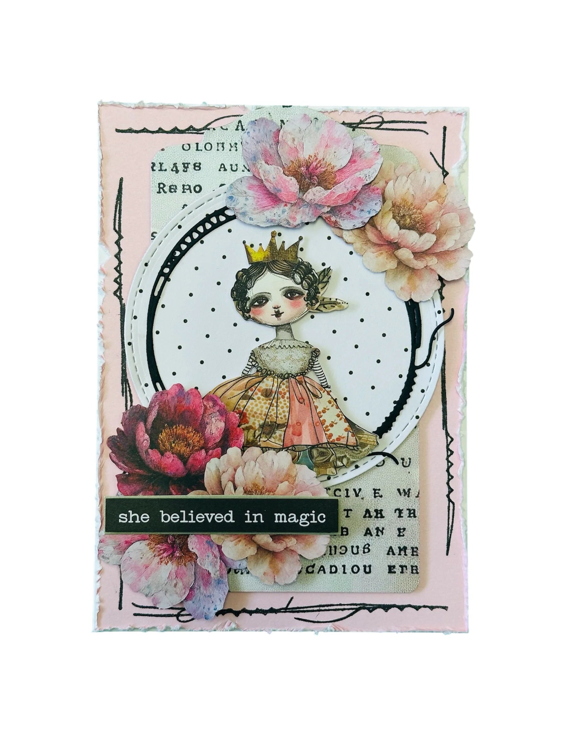 Ripped & Stitched Photopolymer Stamp