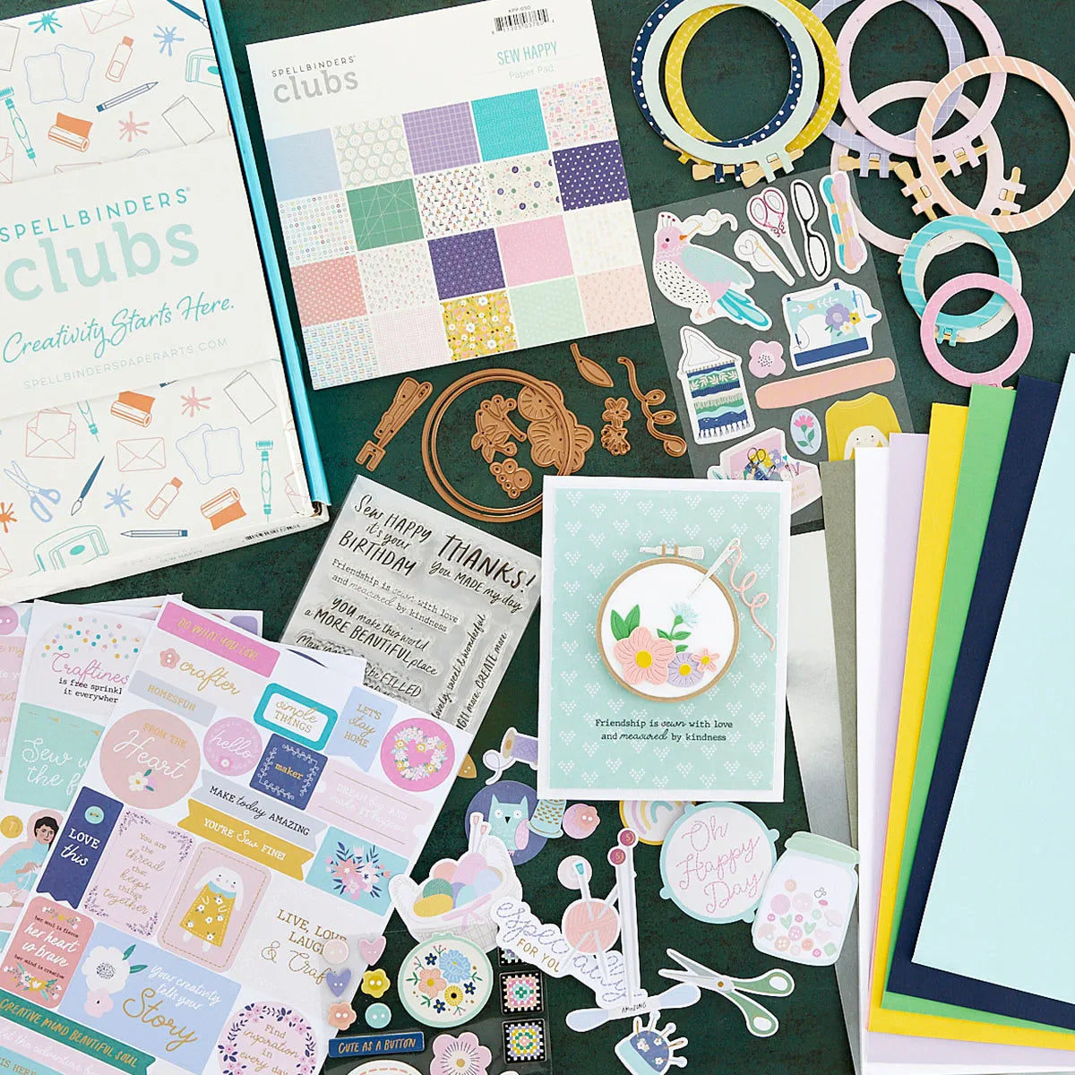 Sew Happy Card Kit {clearance}