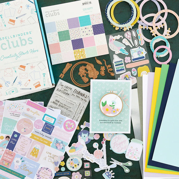 Sew Happy Card Kit {clearance}