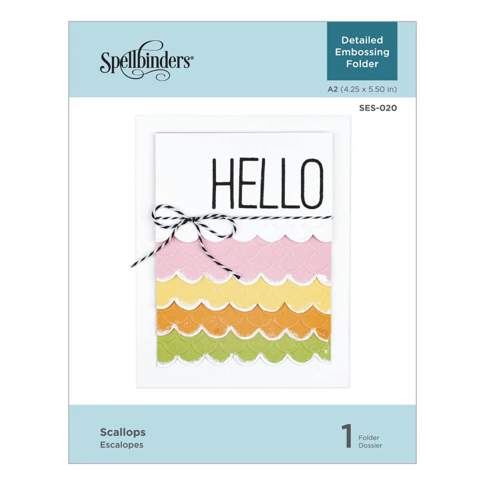 Scallops Embossing Folder
