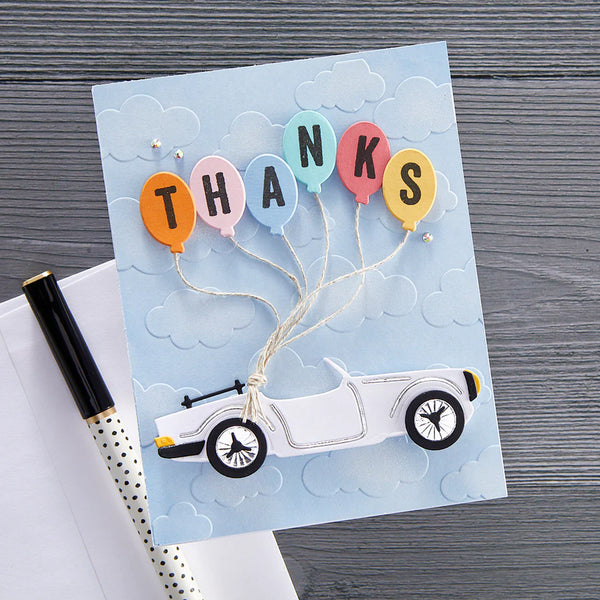 Head in the Clouds Embossing Folder | Open Road