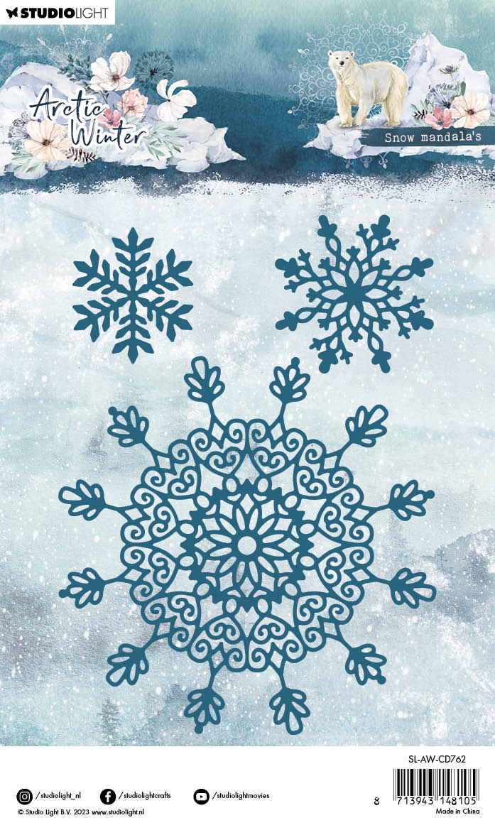 Snow Mandalas Die Set | Artic Winter
