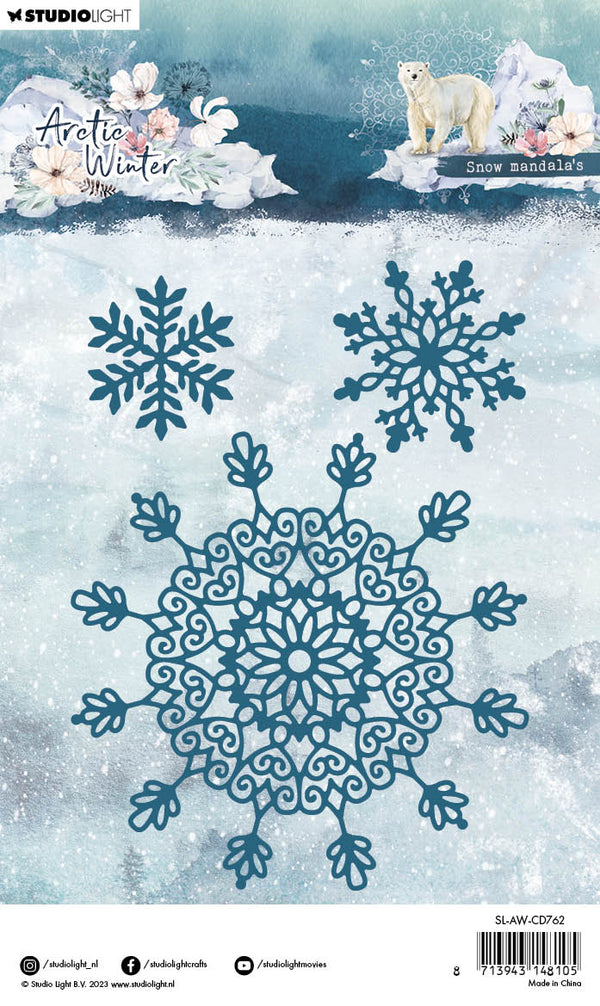 Snow Mandalas Die Set | Artic Winter