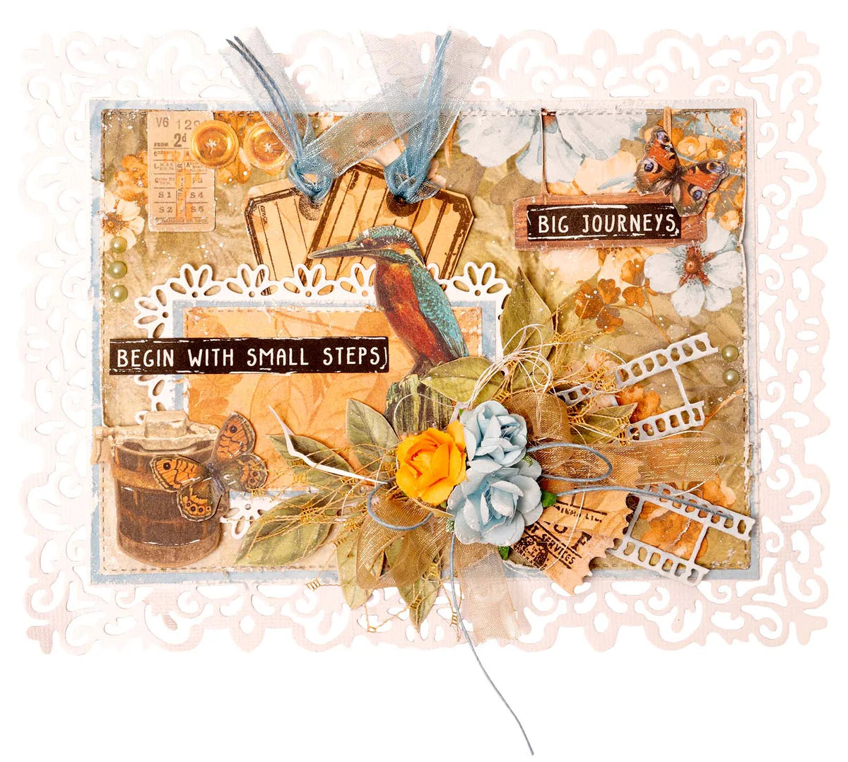 Remembering Summer A4 diy Block No. 61 | Jenine's Mindful Art
