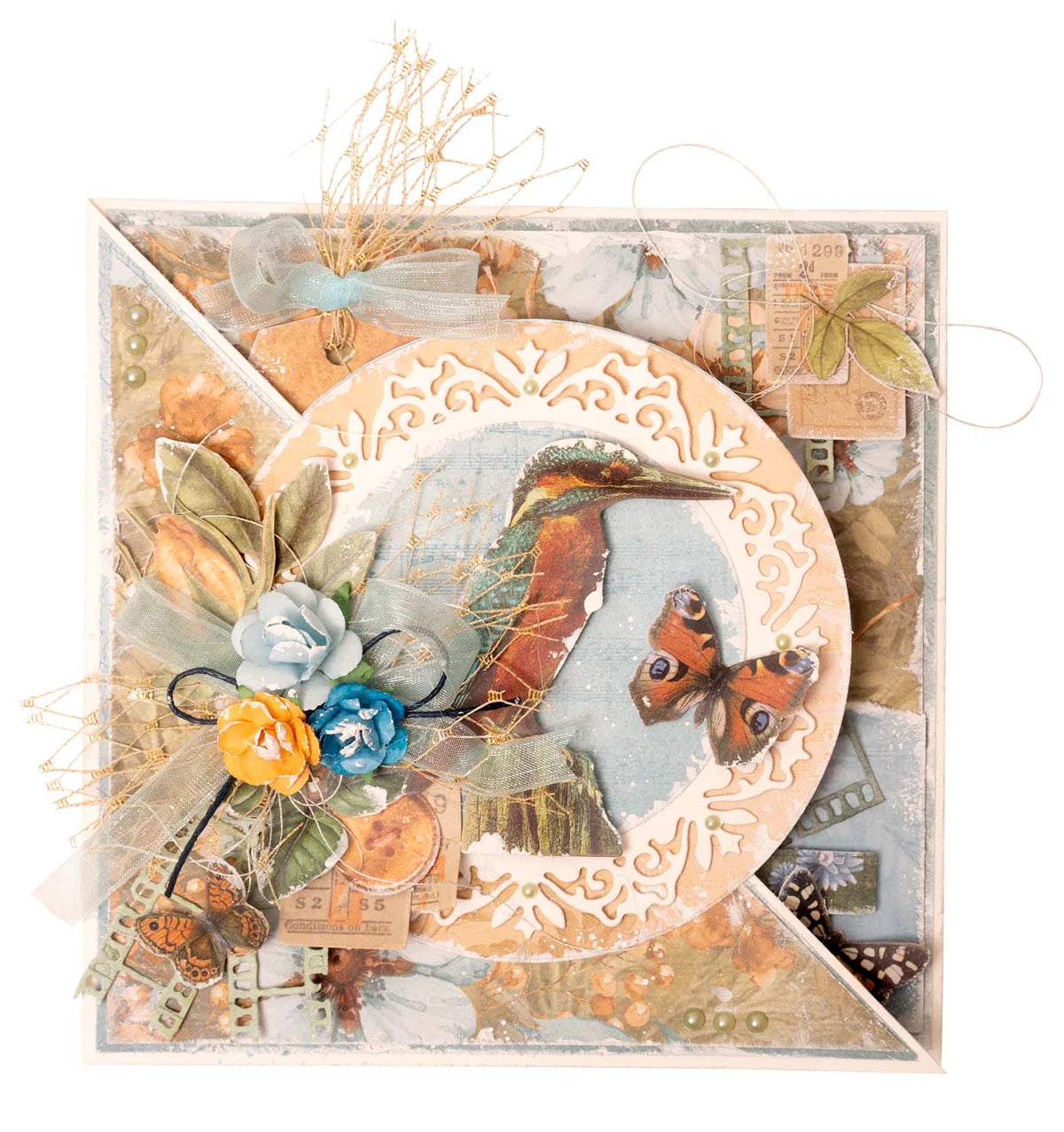 Remembering Summer A4 diy Block No. 61 | Jenine's Mindful Art