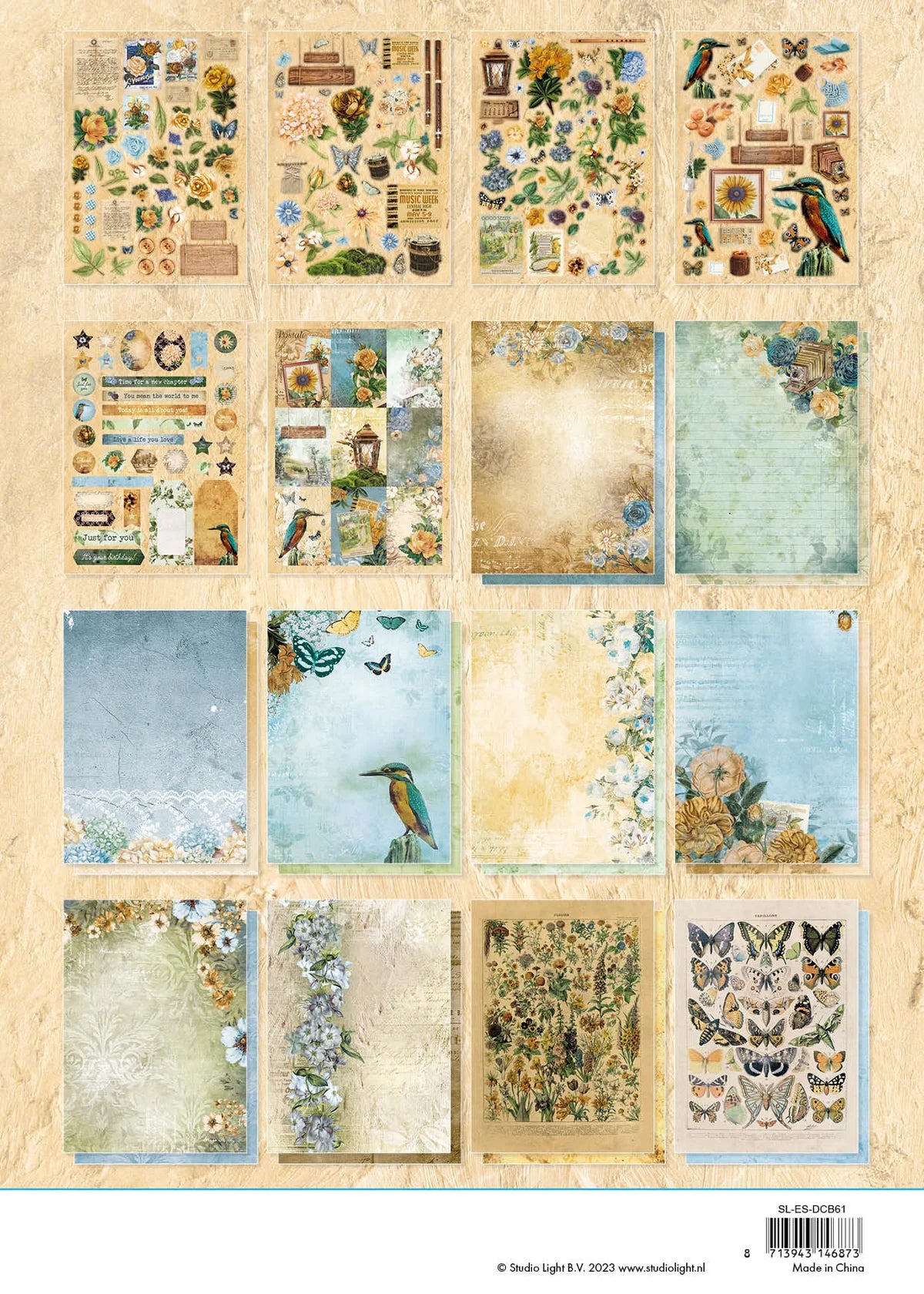 Remembering Summer A4 diy Block No. 61 | Jenine's Mindful Art