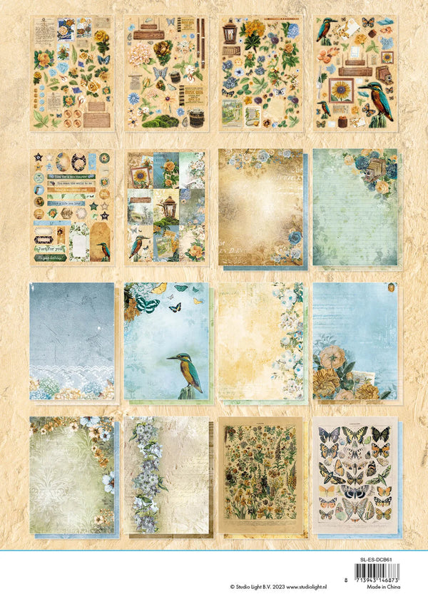 Remembering Summer A4 diy Block No. 61 | Jenine's Mindful Art