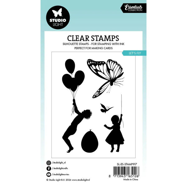 Let's Fly Silhouette Clear Stamp Set