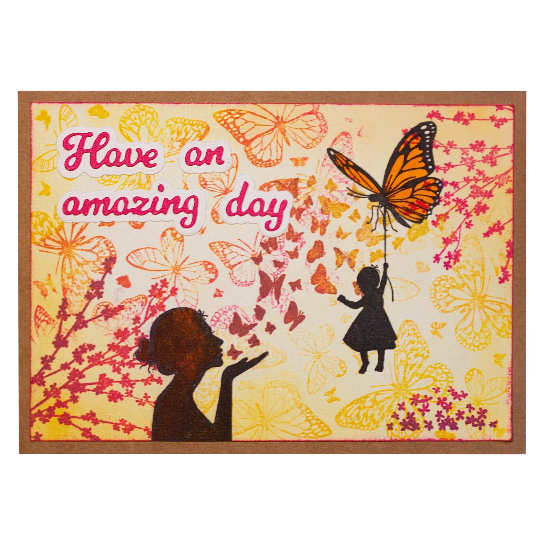 Butterfly Kisses Silhouette Clear Stamp Set