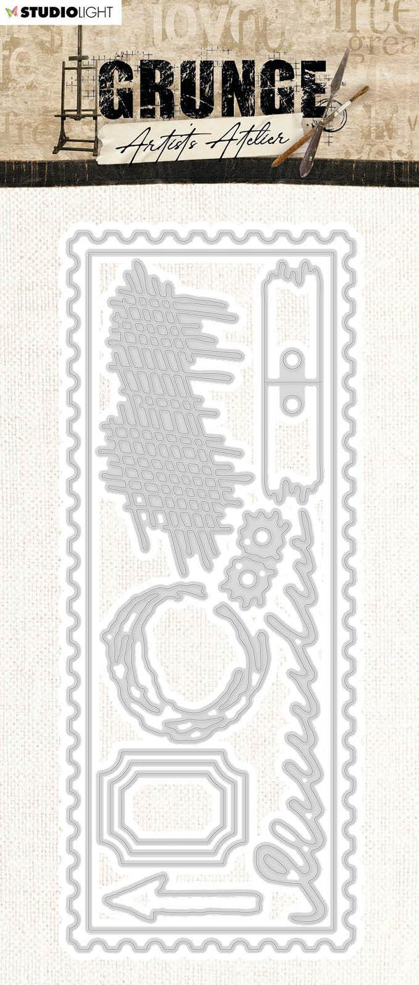 Slimline Grunge Die Set No. 22 | Artist's Atelier