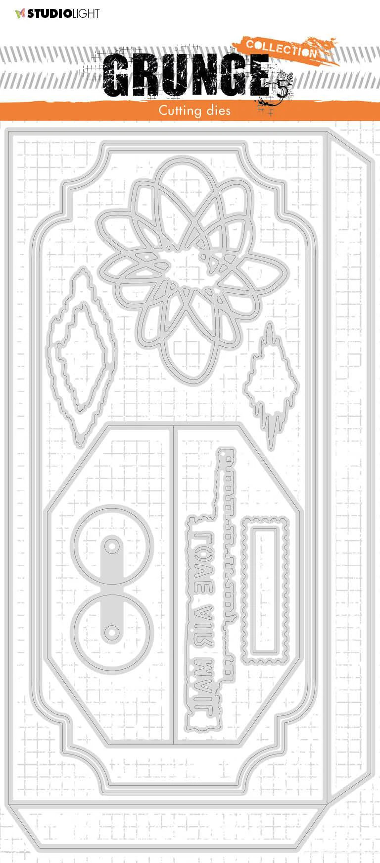 Slimline Envelope + Card Die Set | Grunge Collection