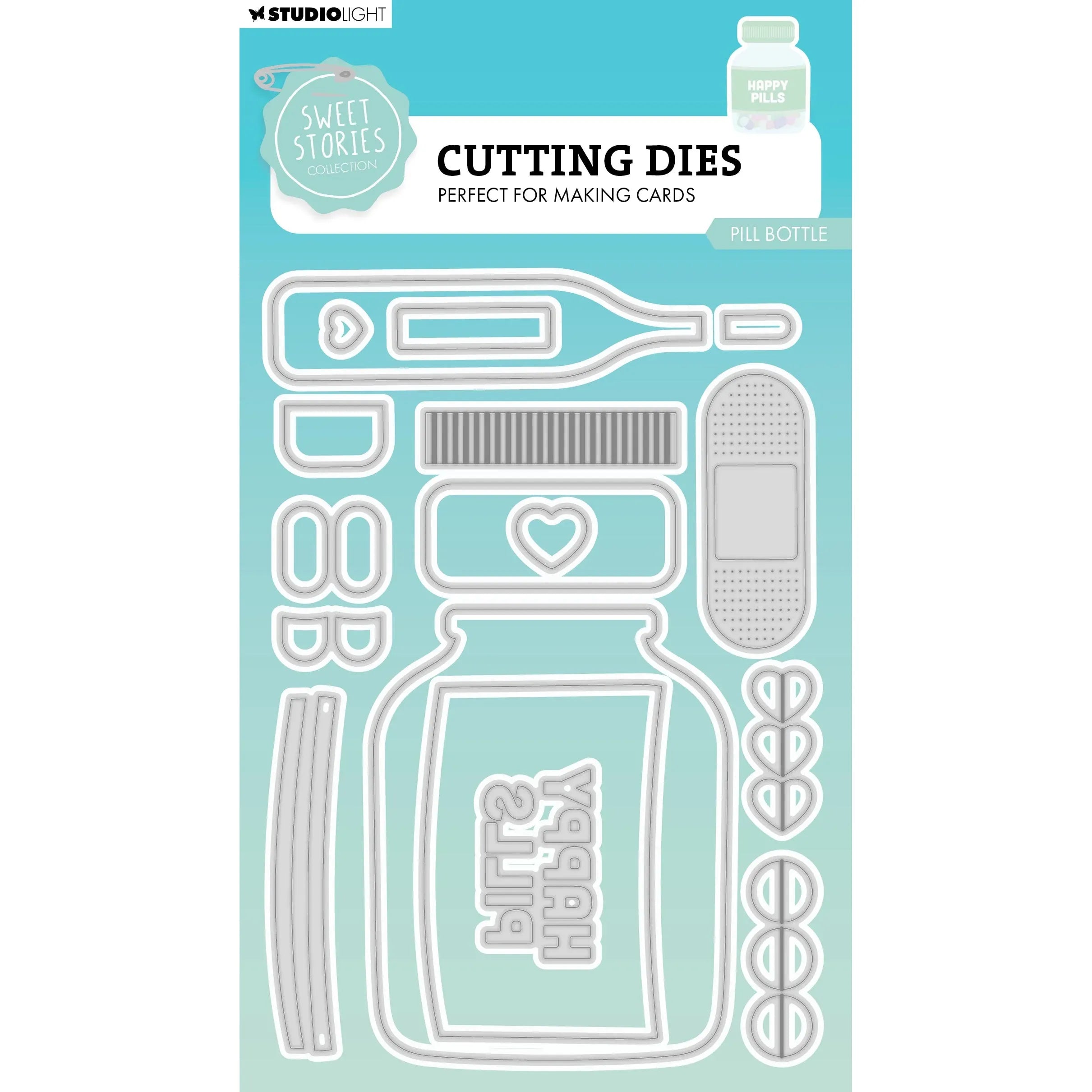 Pill Bottle Cutting Die Set