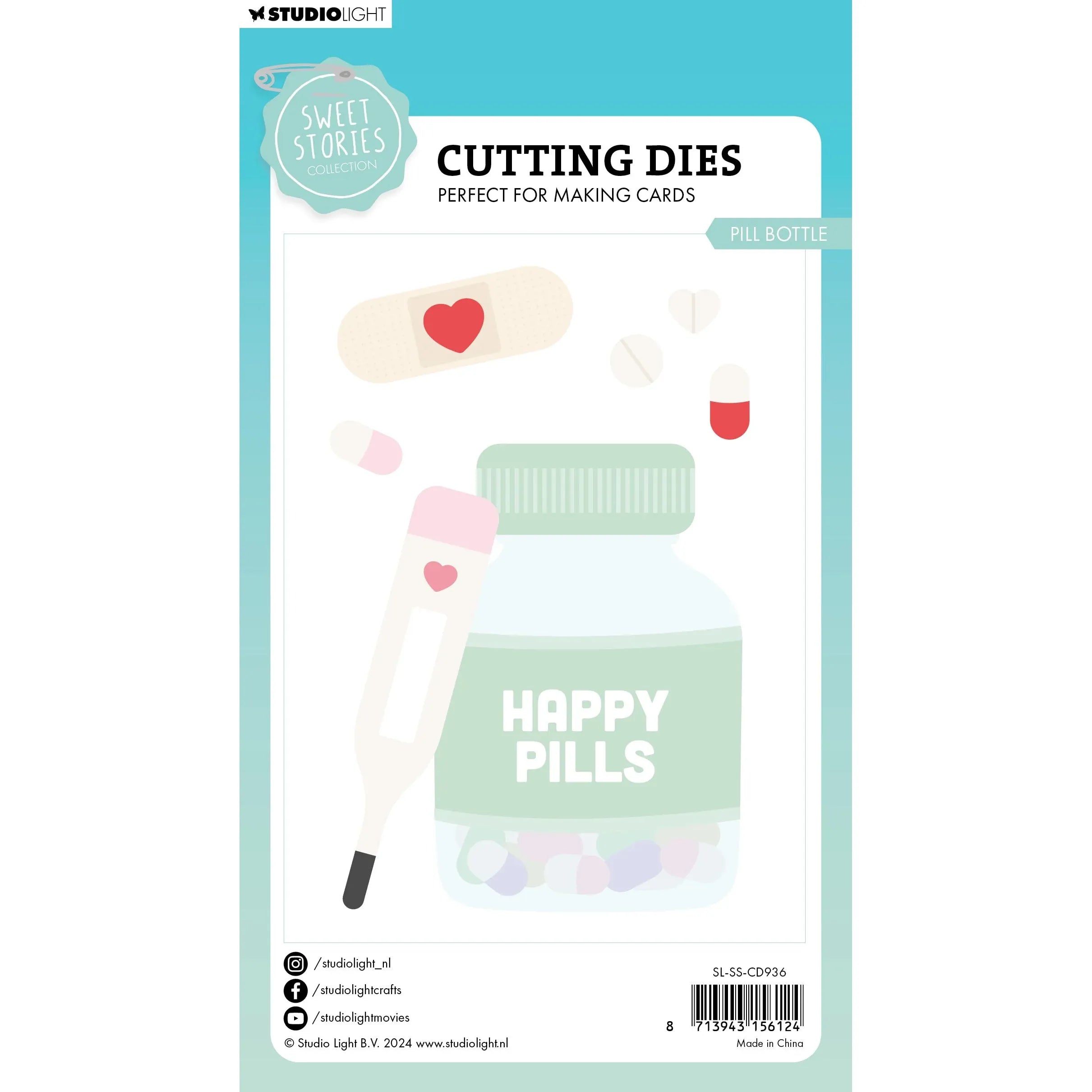 Pill Bottle Cutting Die Set