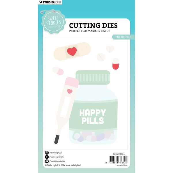 Pill Bottle Cutting Die Set
