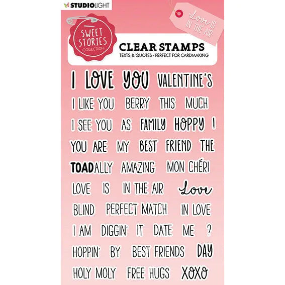 Love is in the Air Sentiment Stamps | Sweet Stories {clearance}