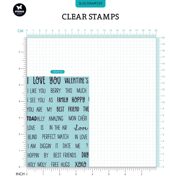 Love is in the Air Sentiment Stamps | Sweet Stories {clearance}