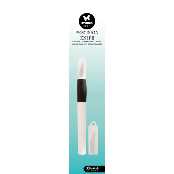 Soft Grip Precision Craft Knife w/ 5 Blades