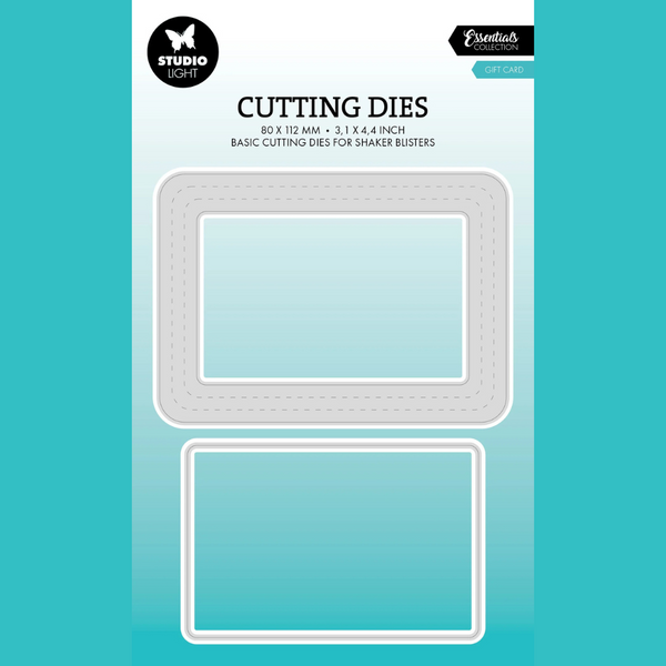 Gift Card Shaker Cutting Die Set