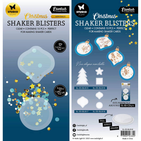 Mini Baubles Shaker Blisters No. 18