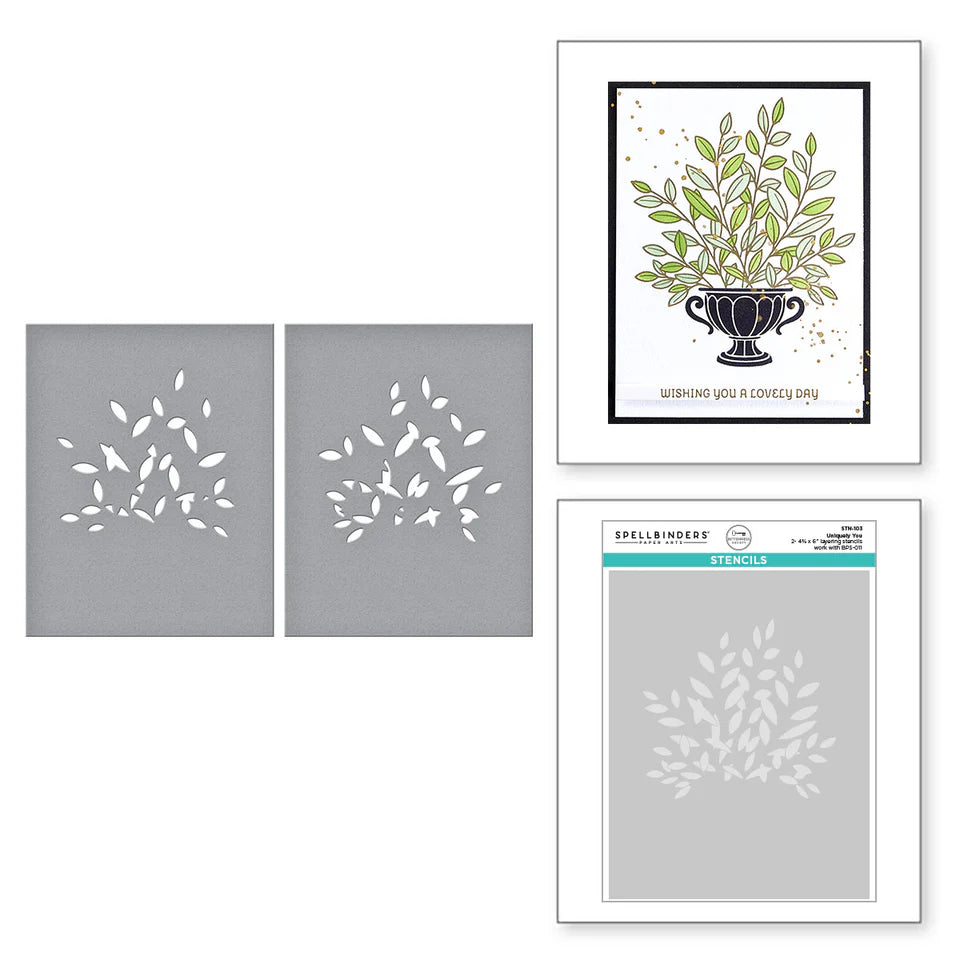 Uniquely You Press Plate + Die + Stencil Set | Betterpress Society Exclusive {January 2025}