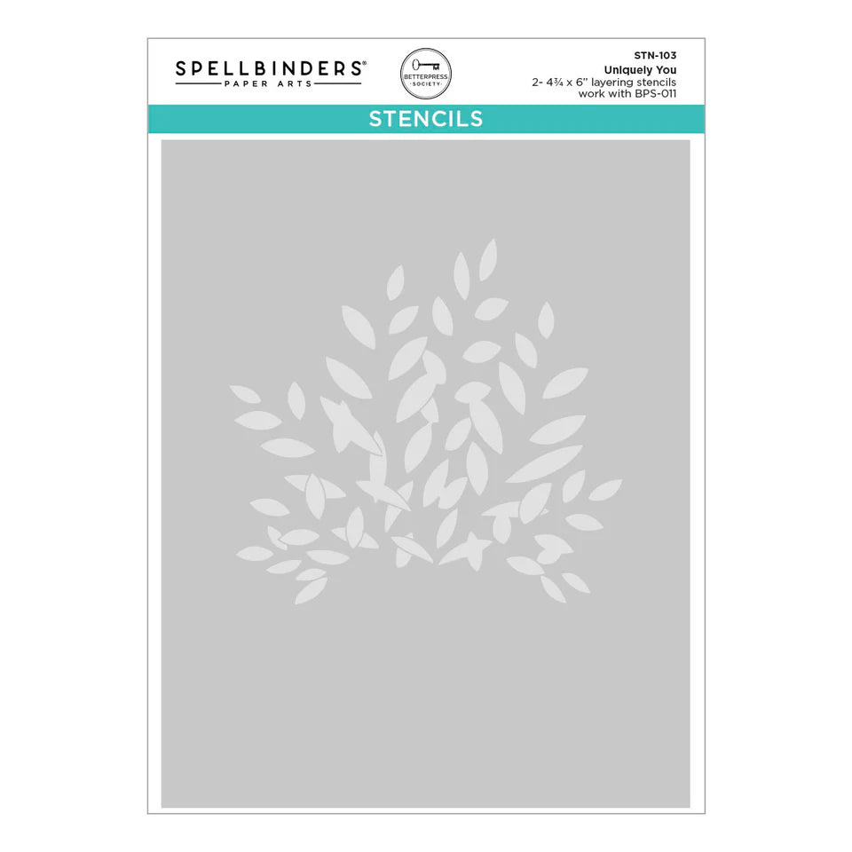Uniquely You Press Plate + Die + Stencil Set | Betterpress Society Exclusive {January 2025}
